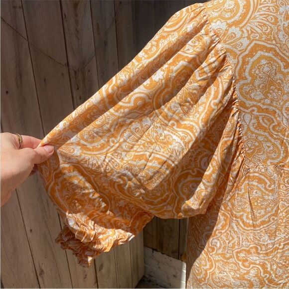 Mango Paisley maxi Dress size medium - Picture 4 of 7